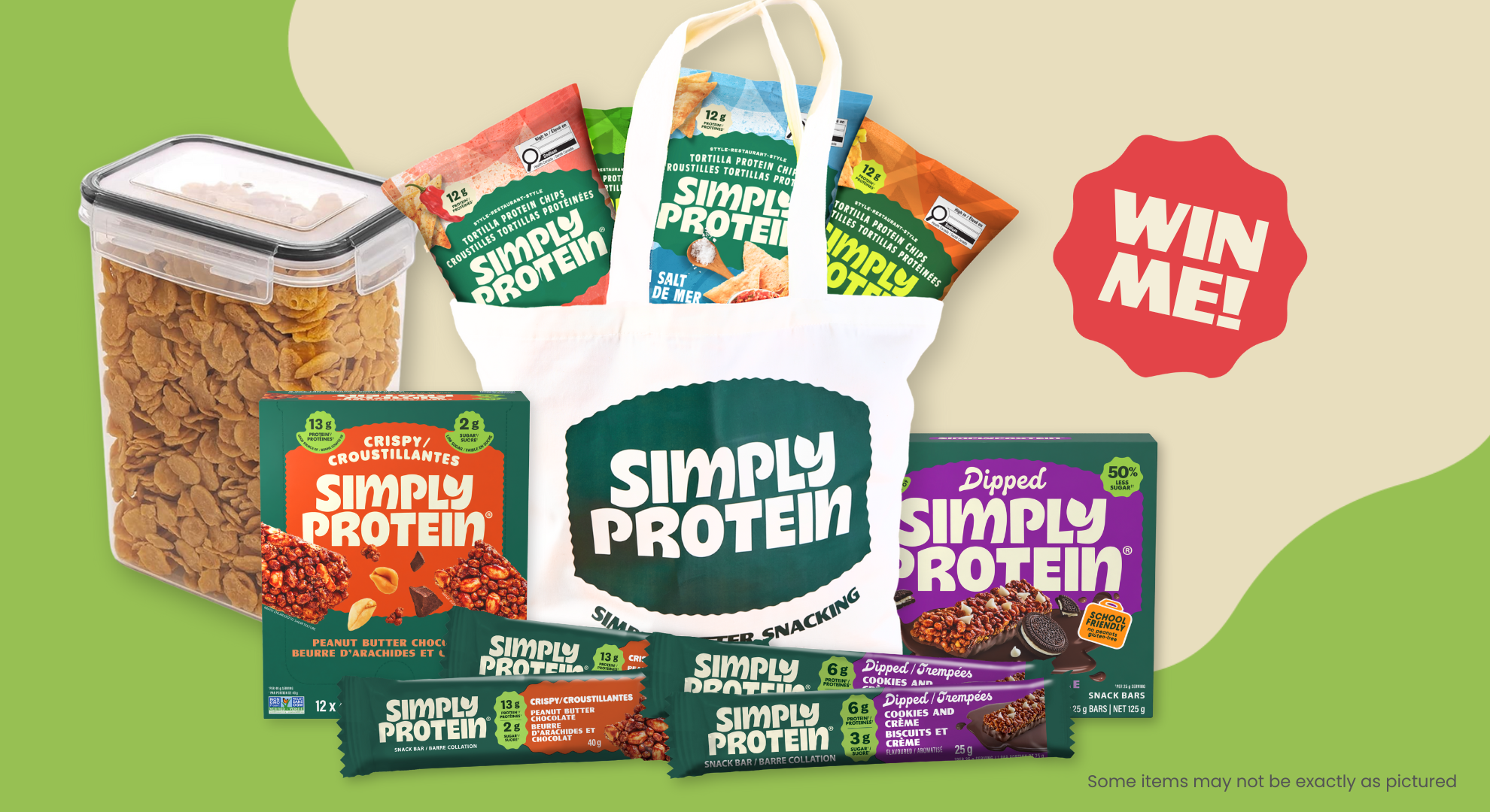 Win a selection of SimplyProtein® products.