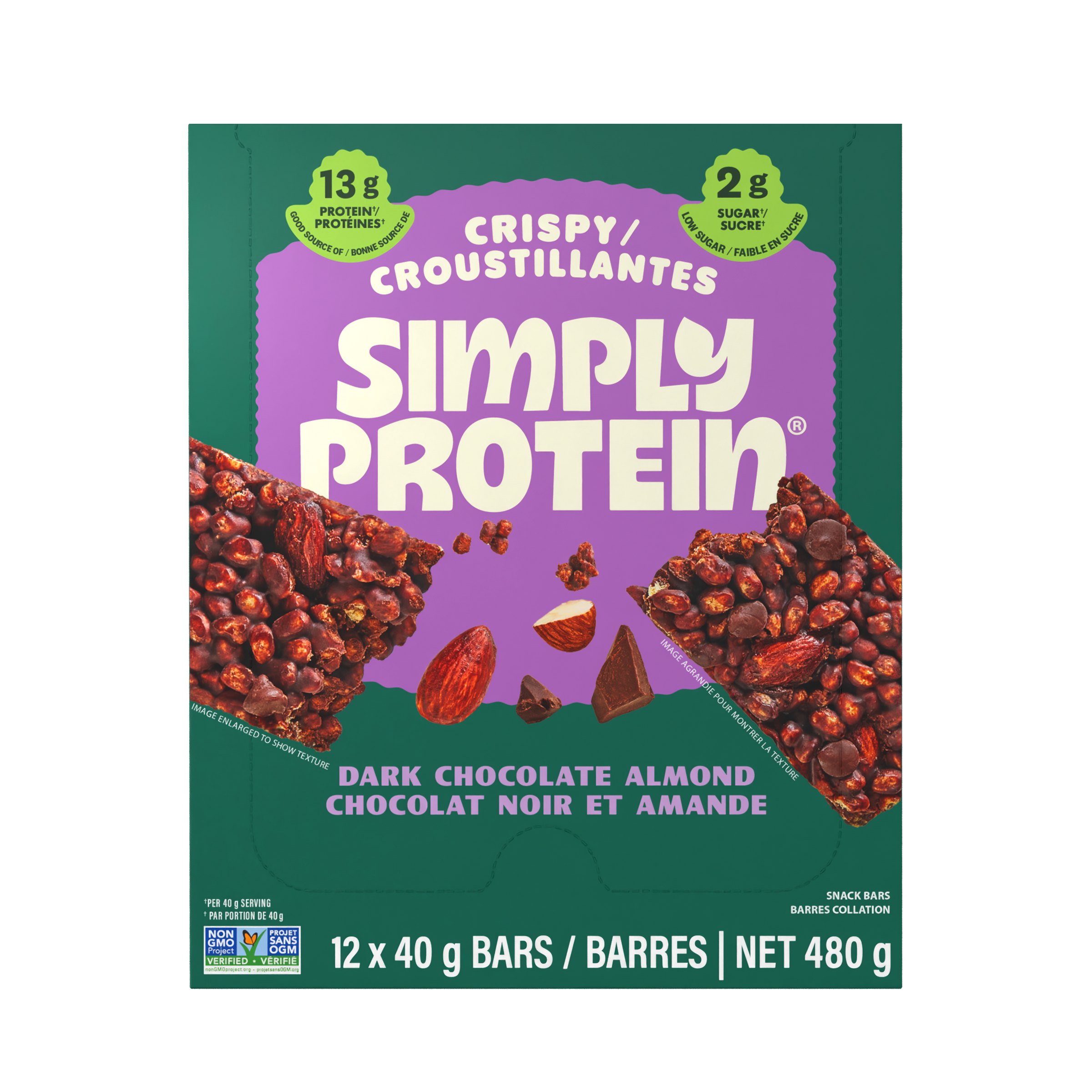 Crispy Bar - Dark Chocolate Almond