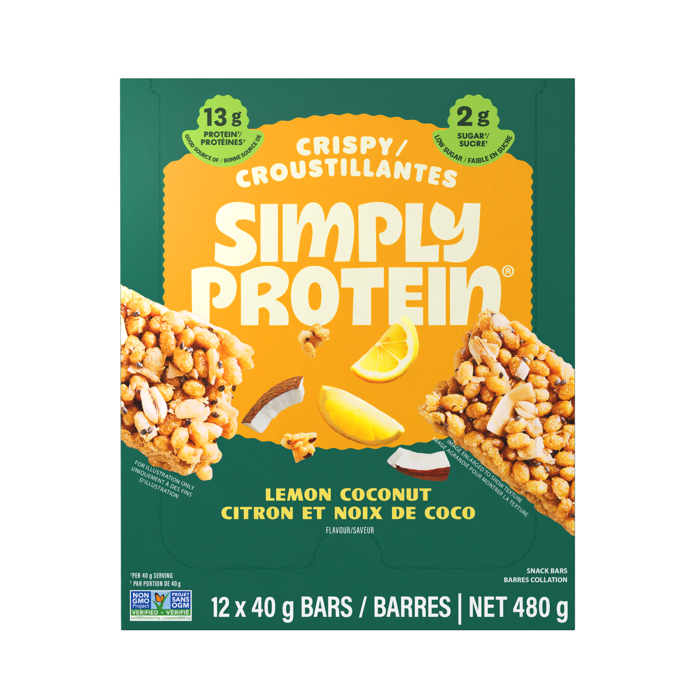 Crispy Bar - Lemon Coconut