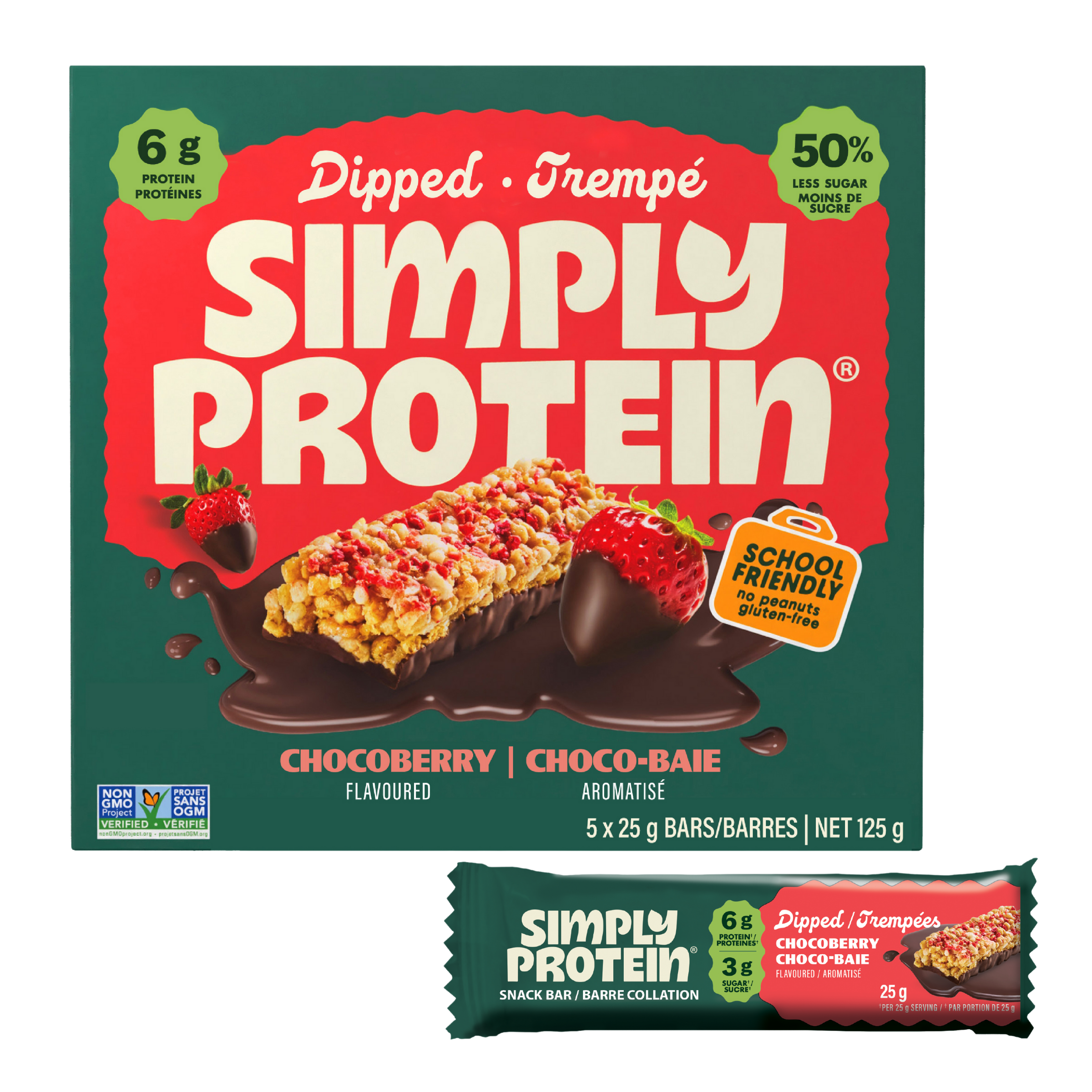 Dipped Bars - Chocoberry