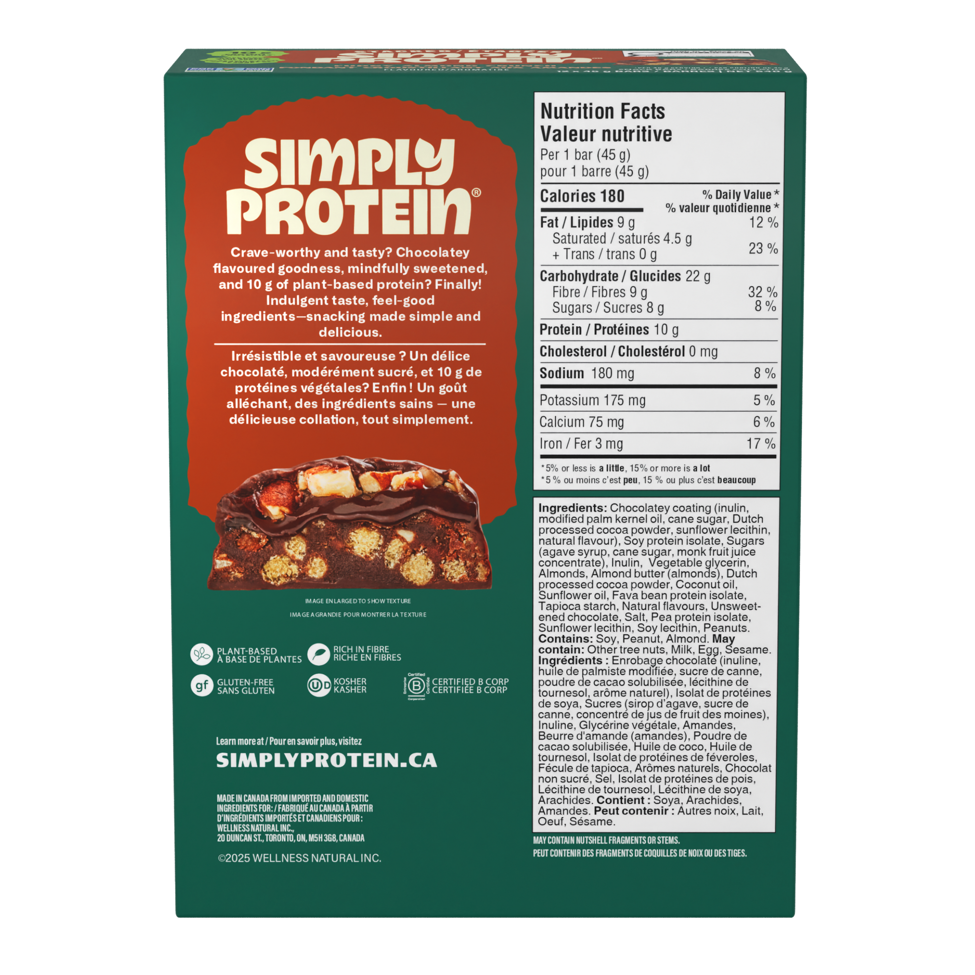 Stacked Bars - Fudgy Almond Crunch